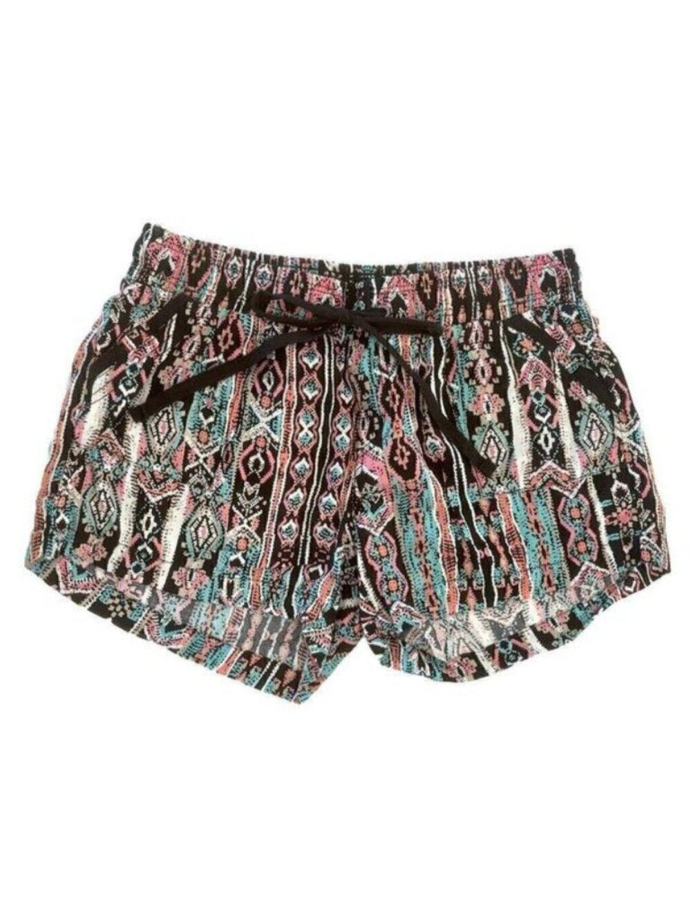 Rewash Aztec Print Drawstring Shorts XS Boho Tribal Flowy Rayon